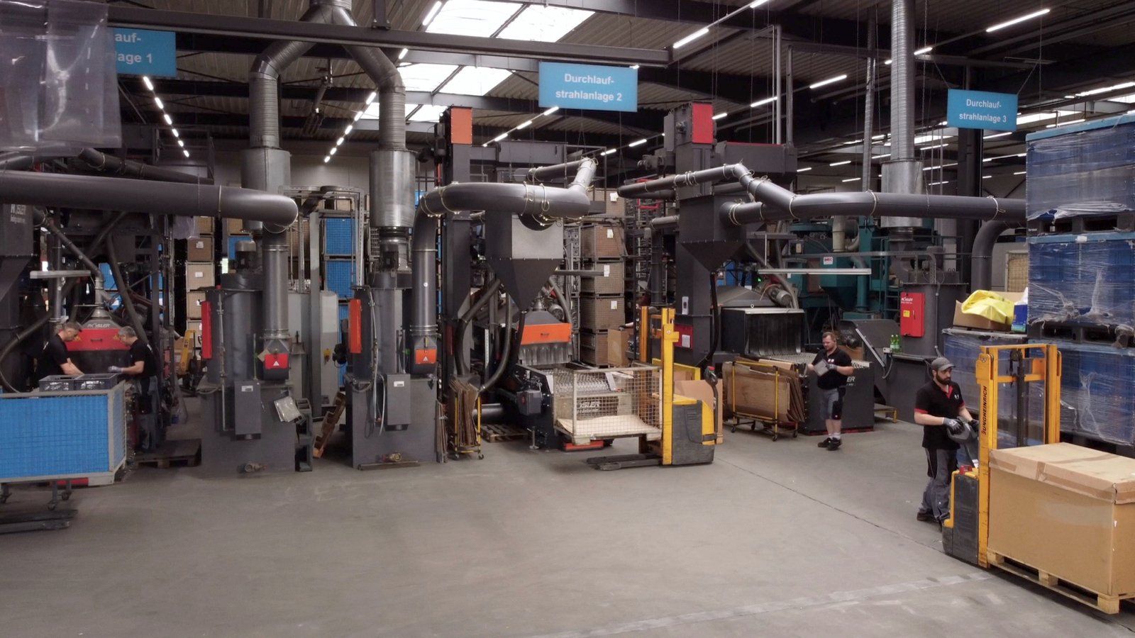 B+S Metallbearbeitung – Produktionshalle