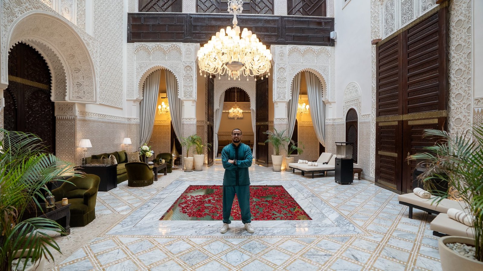 Palais de Fès – Innenhof / Riad